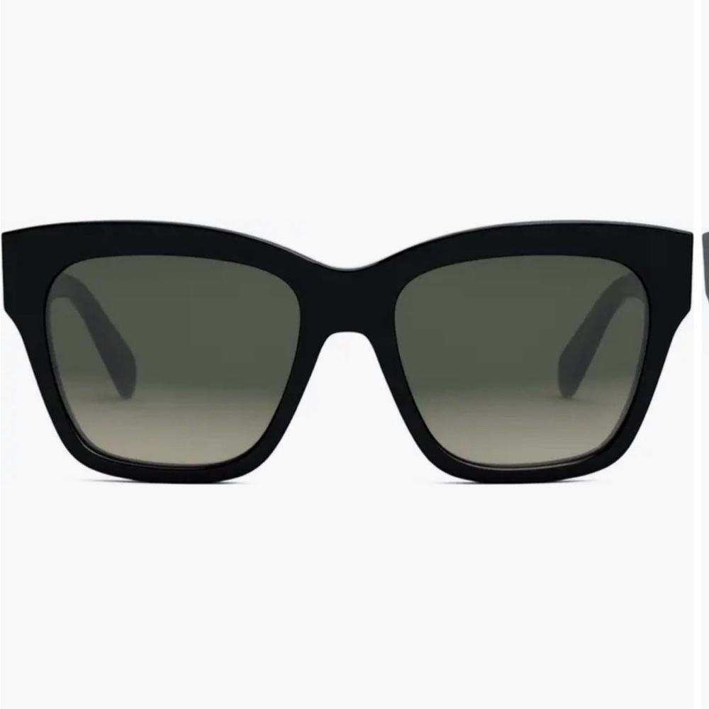 Celine Black Triomphe 55mm Sunglasses